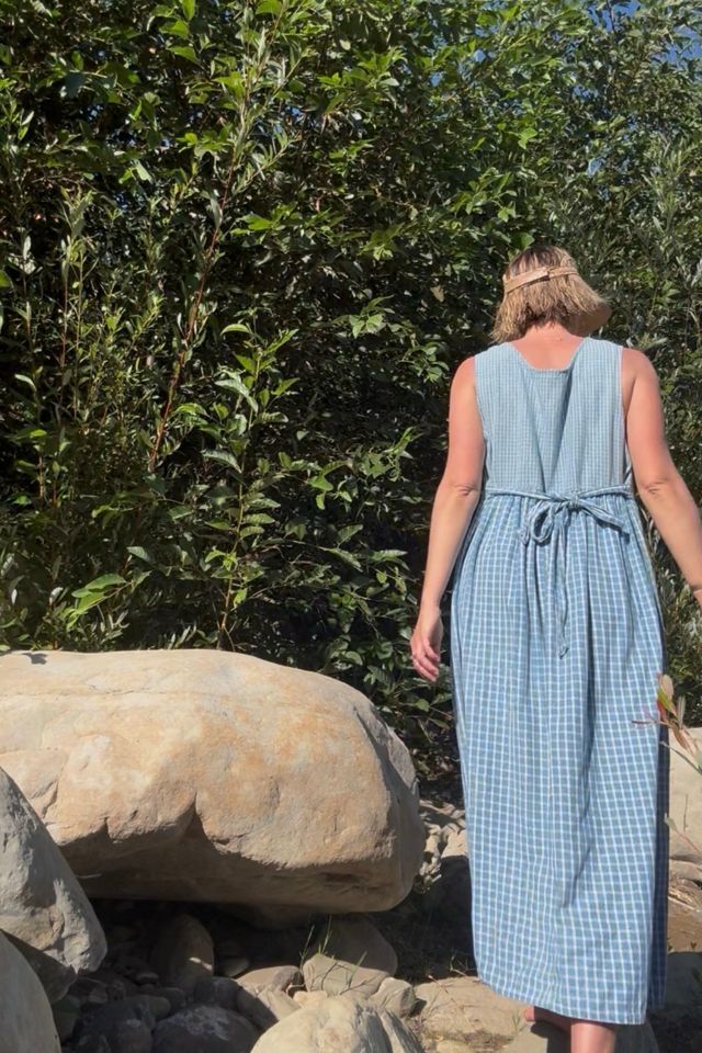 Vintage Denim Maxi Dress Selected by Kikos Kloset #3