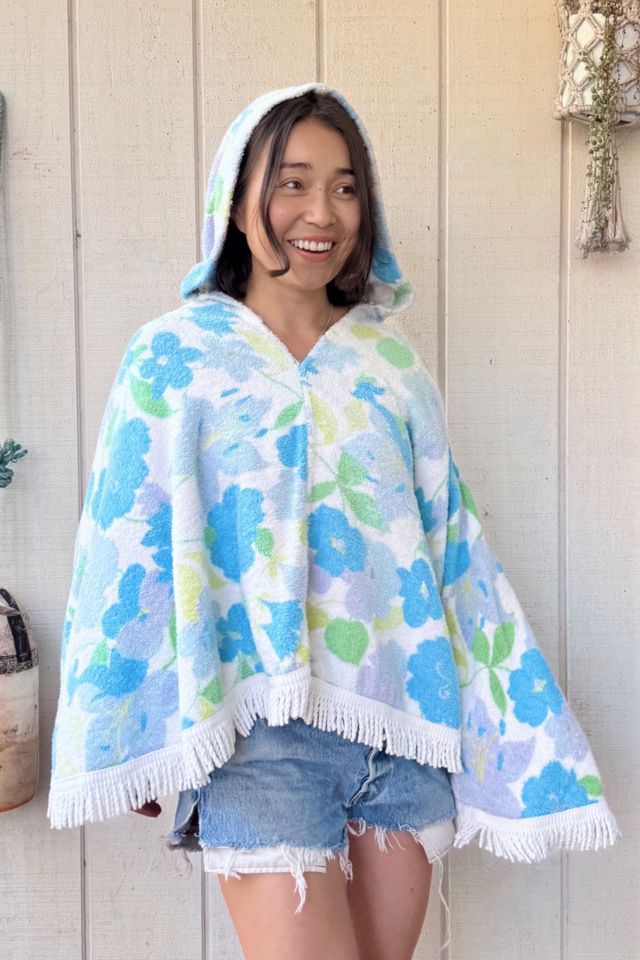 Vintage 1960s Towel Poncho Selected by Kikos Kloset #2
