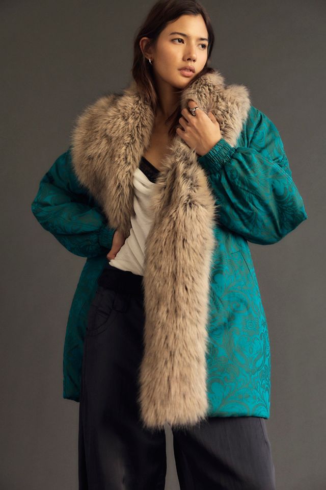 Andi Jacquard Puffer Jacket #6