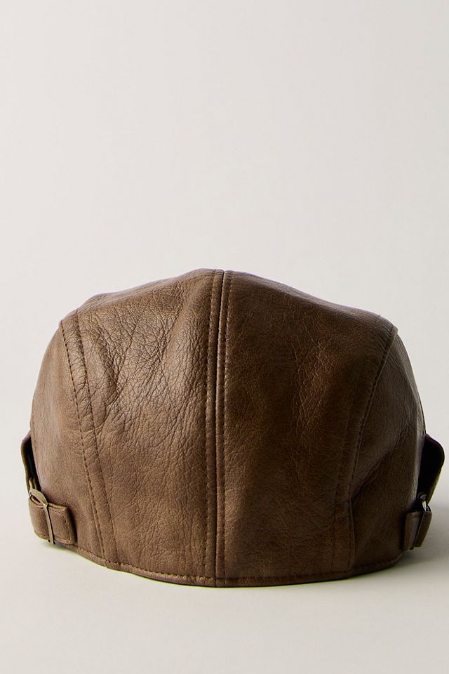 Rocky Vegan Leather Flat Cap #2
