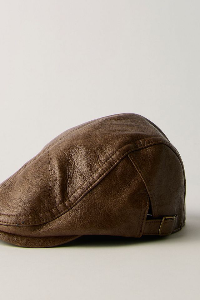 Rocky Vegan Leather Flat Cap #3