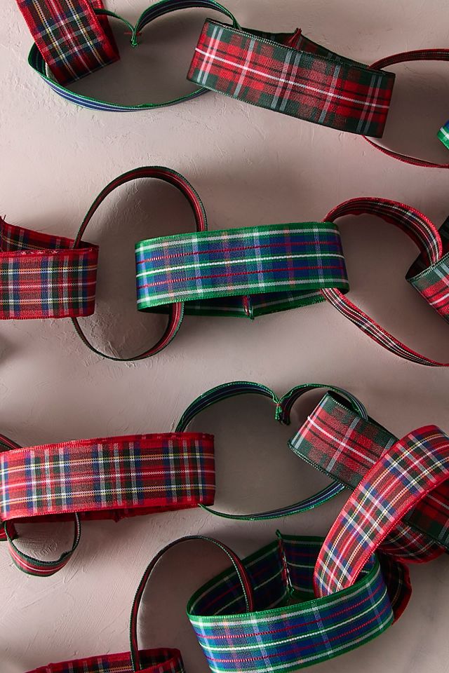 Plaid Chain Link Garland #1