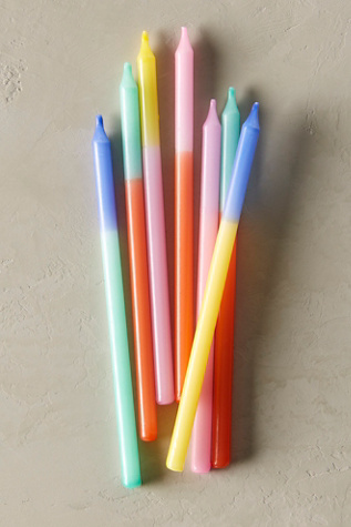 Color Block Candle Set