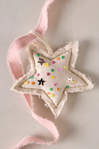 Skippy Cotton Confetti Star Ornament by Free People