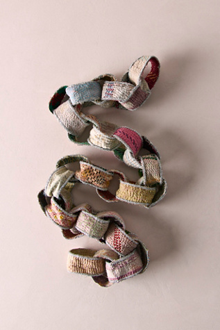 Skippy Cotton Fabric Chain Garland by Free People