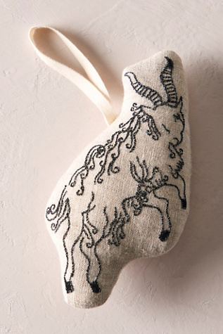 Skippy Cotton Goat Ornament by Free People