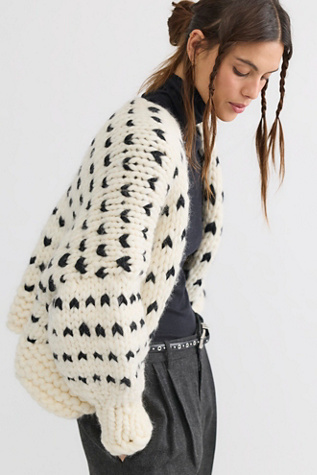 Hope Macaulay Dottie Chunky Knit Cardi by Free People