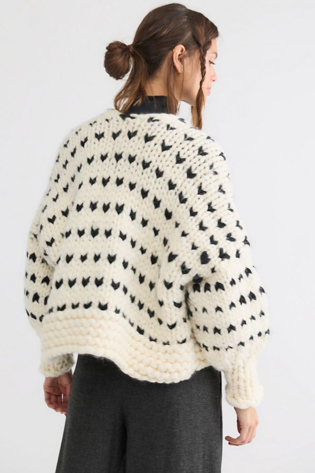 Hope Macaulay Dottie Chunky Knit Cardi #1