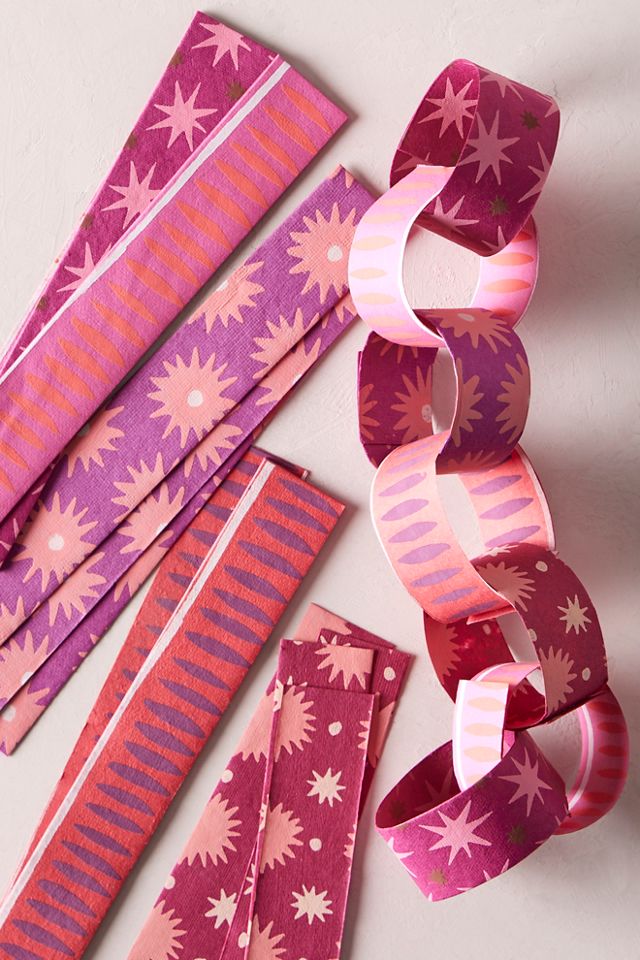 Kit de guirlande en papier rose #1