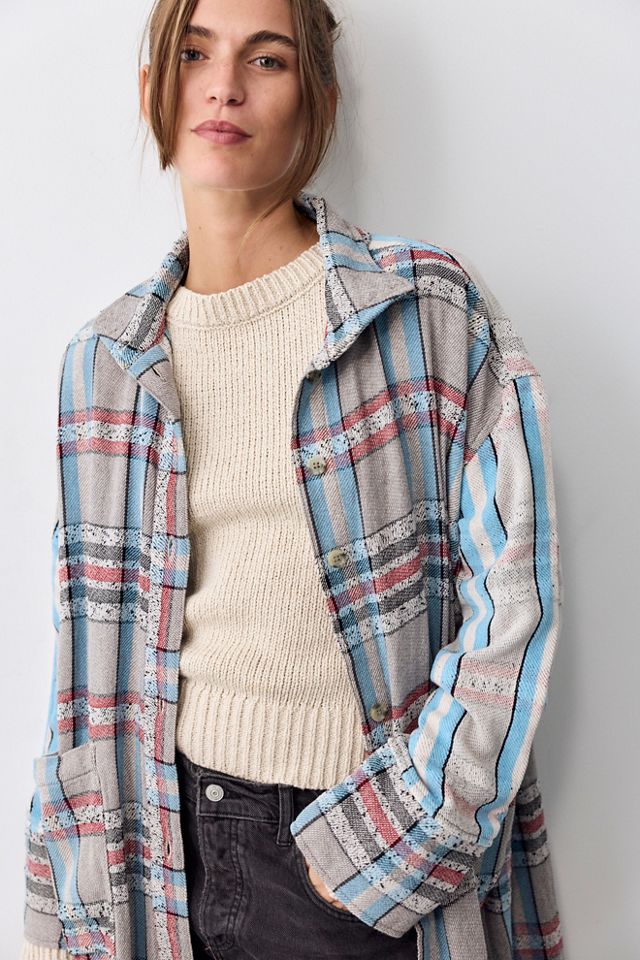 We The Free Sierra Plaid Maxi Shirt #2