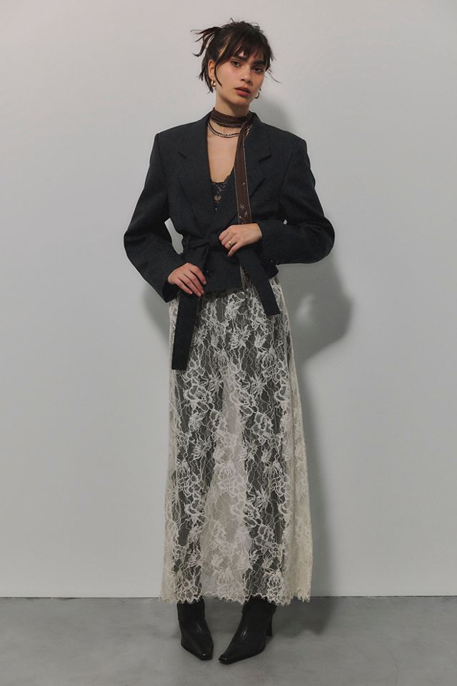 Havre Studio Cropped Belted Blazer #2