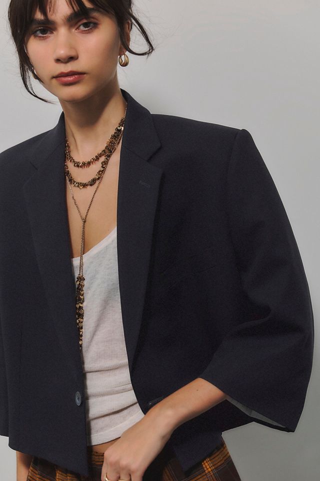 Havre Studio Cropped Boxy Blazer #3
