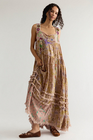 Magnolia Pearl Taya Rose Slip Maxi Dress