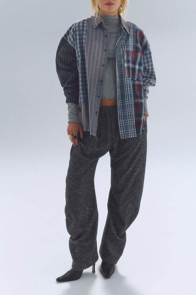 The Tales Patchwork Check Button Down Shirt #2