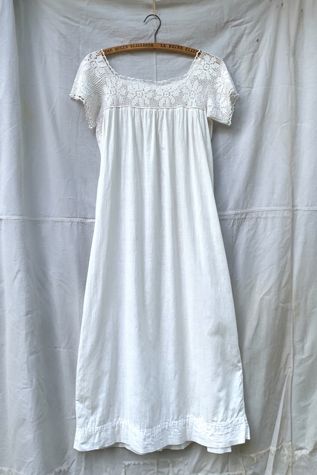 Antique Hand Crochet Cotton Gauze Dress  Selected by SharpLilTeeth