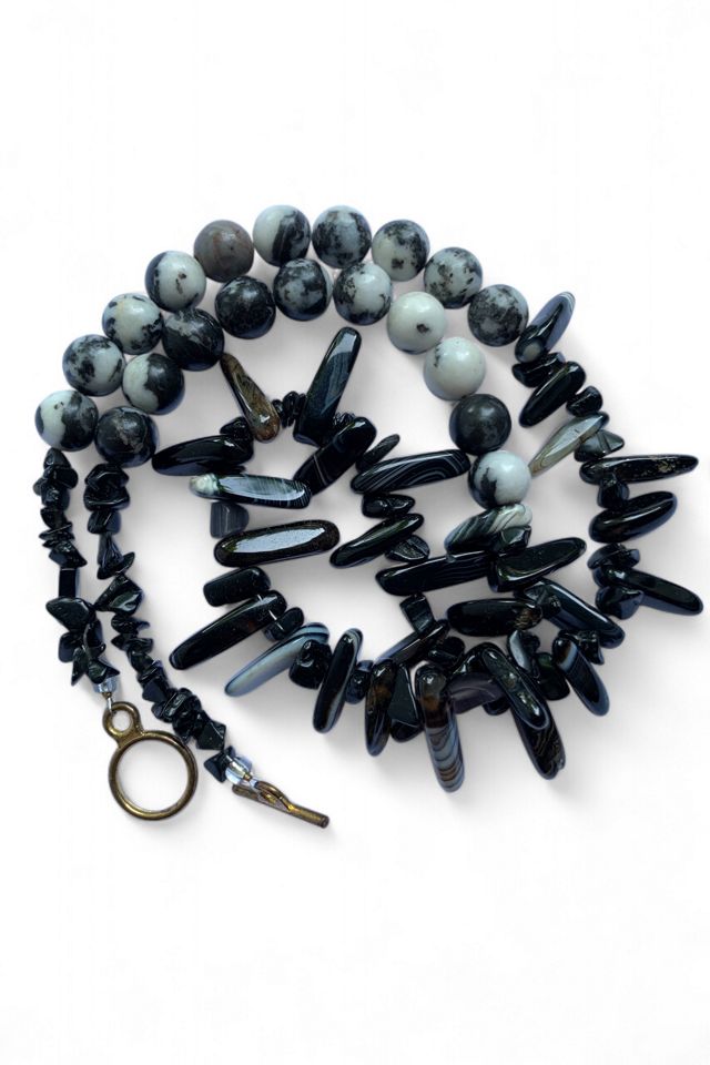Vintage Handmade Jasper Necklace Selected by SharpLilTeeth #2