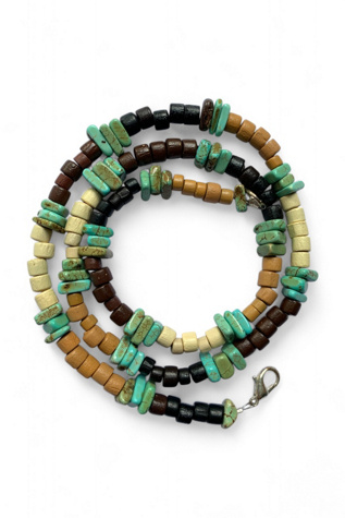 Женские колье SharpLilTeeth Vintage Handmade Turquoise Selected, цвет: Разноцветный — фото 3