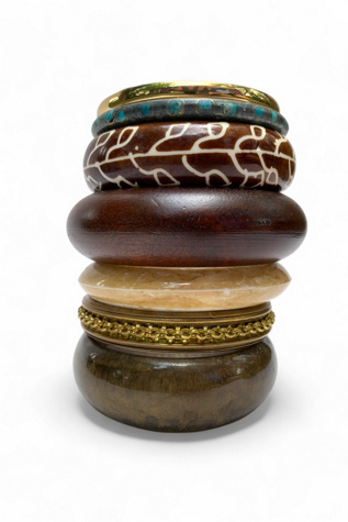 Vintage Stacking Bangle Bracelet Set Selected by SharpLilTeeth