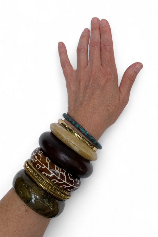 Vintage Stacking Bangle Bracelet Set Selected by SharpLilTeeth #2