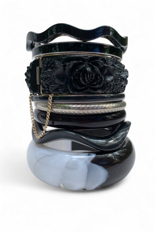 Vintage Statement Bangle Stack Selected by SharpLilTeeth