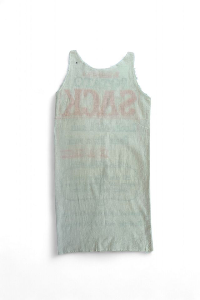 Vintage 1960s Novelty Potato Sack Dress Selected by SharpLilTeeth #1