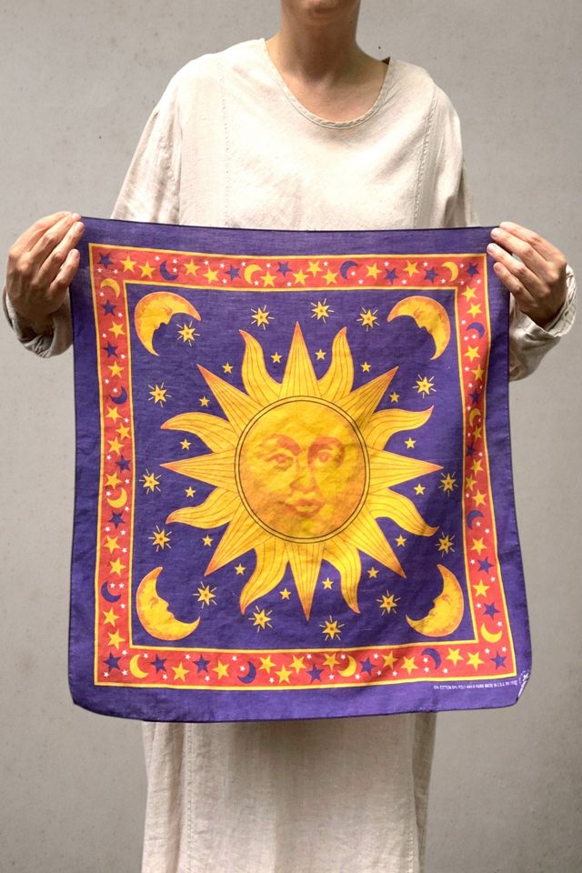 Vintage 1990s Sun Bandana Selected by SharpLilTeeth #1