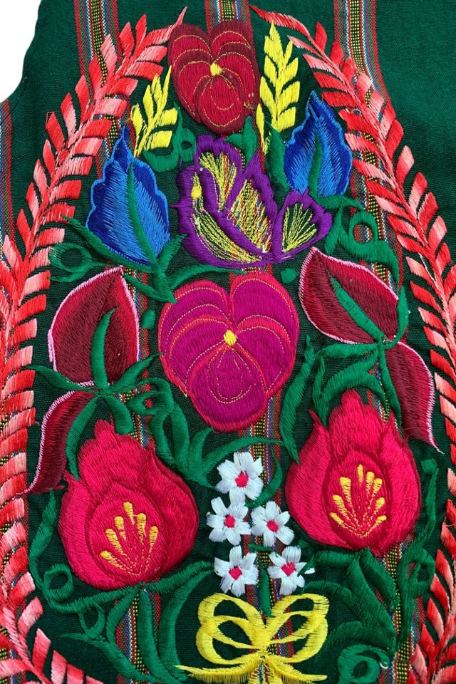 Vintage Woven Floral Embroidered Vest Selected by SharpLilTeeth #2