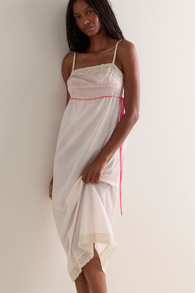 Morning Light Midi Slip Dress #1