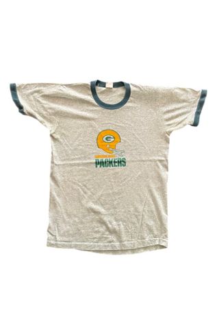 Vintage Green Bay Packers T-Shirt Selected By Villains Vintage