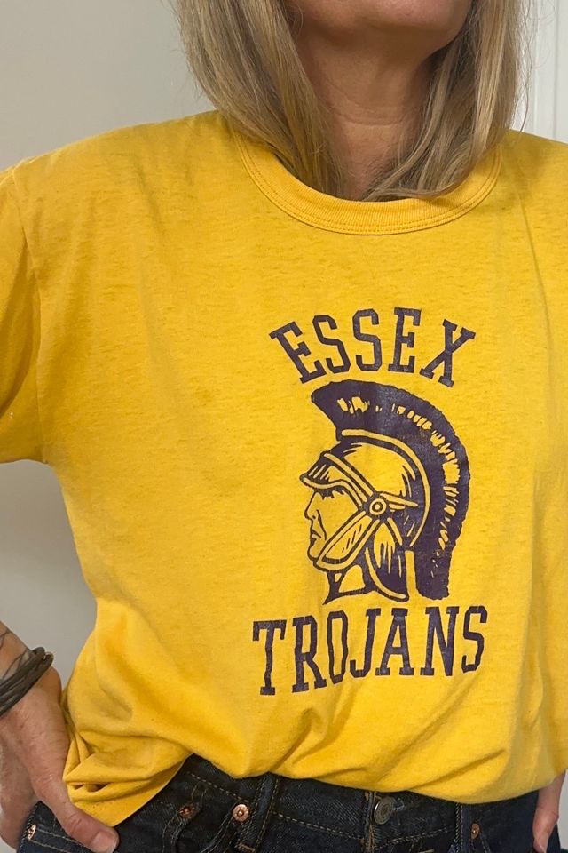 Vintage Tappahannock High School Essex Trojans T-shirt Selected by KA.TL.AK #1