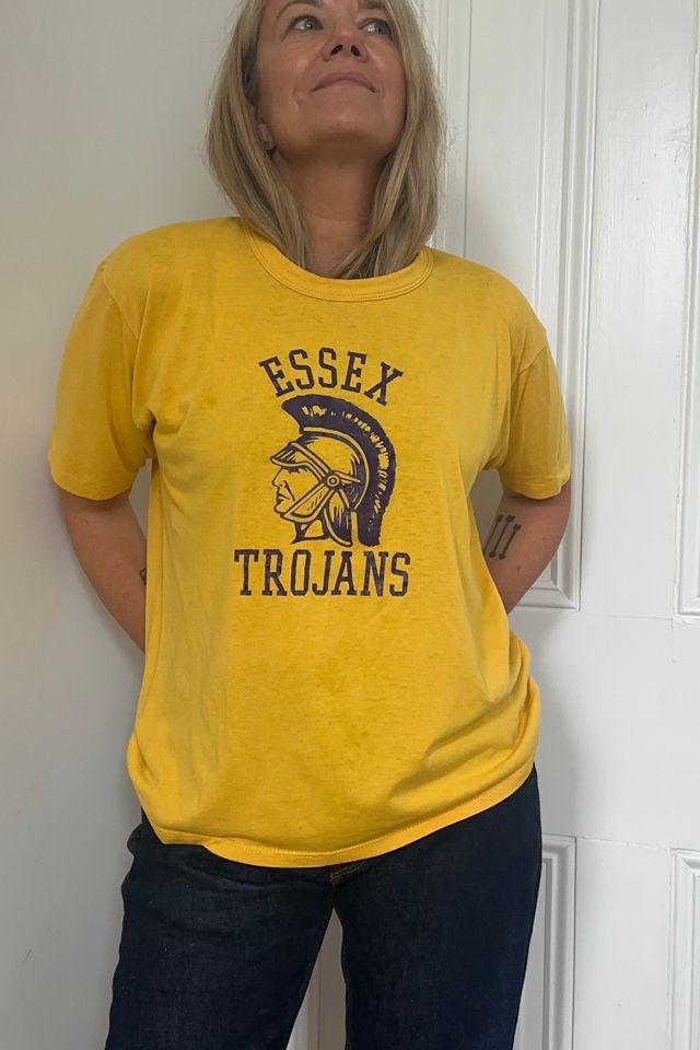 Vintage Tappahannock High School Essex Trojans T-shirt Selected by KA.TL.AK #3