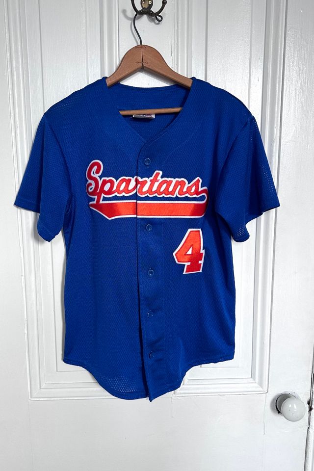 Vintage SPARTANS No 4 Baseball Jersey Selected by KA.TL.AK #2
