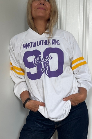 Vintage 90’s MLK High School Seniors Jersey Selected by KA.TL.AK