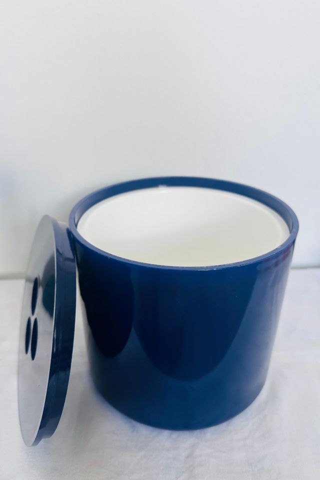 Vintage 70’s Crayonne for Habitat Cobalt Blue Plastic Ice Bucket Selected by KA.TL.AK #1