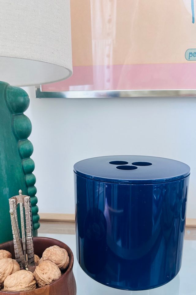Vintage 70’s Crayonne for Habitat Cobalt Blue Plastic Ice Bucket Selected by KA.TL.AK #2