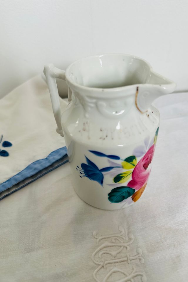 Vintage Victorian Hand Painted German Souvenir Jug Selected by KA.TL.AK #1
