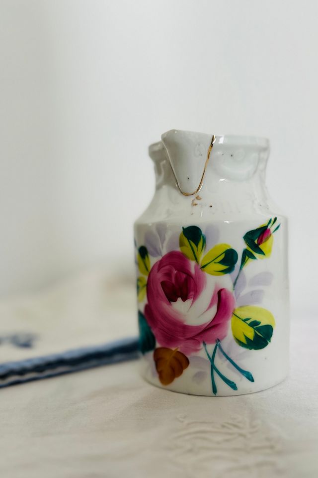 Vintage Victorian Hand Painted German Souvenir Jug Selected by KA.TL.AK #2