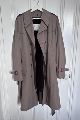 Vintage 70’s London Fog Trench Coat with Zip Out Fleece Lining Selected by KA.TL.AK