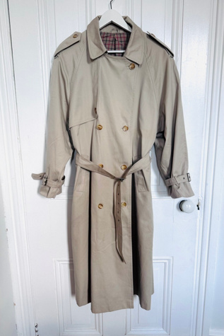 Vintage Dannimac Classic Trench Coat with Plaid Lining Selected by KA.TL.AK