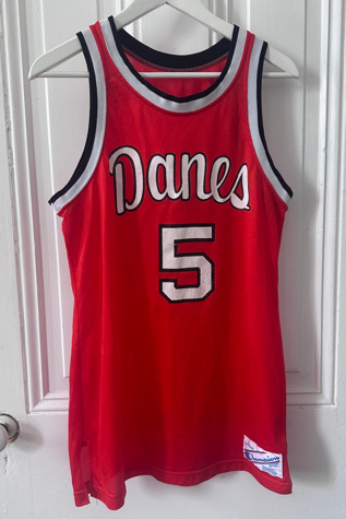 Vintage '80’s Champion DANES No 5 Basketball Jersey Selected by KA.TL.AK