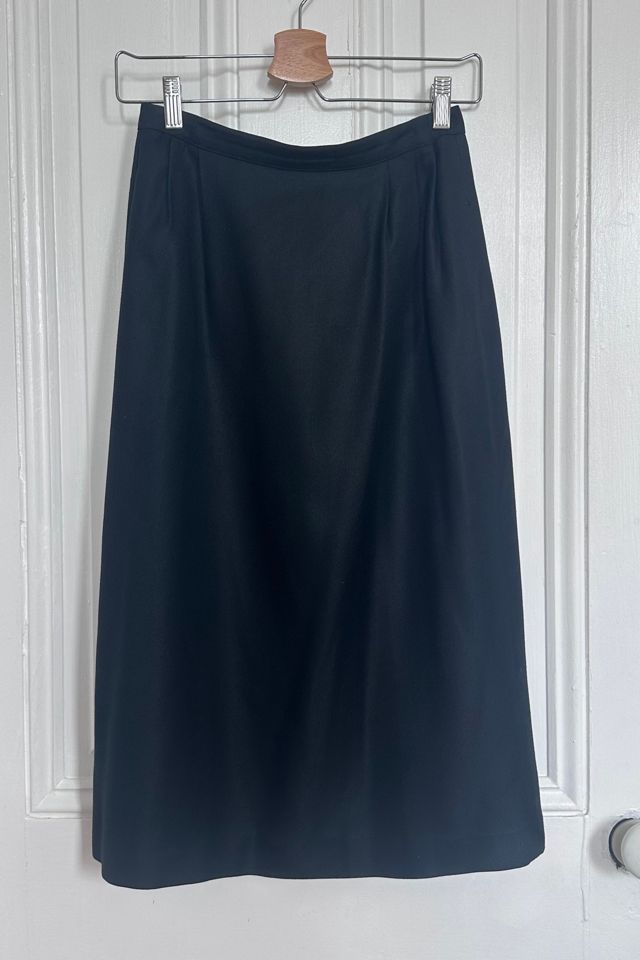 Vintage Classic Black Midi Skirt Selected by KA.TL.AK #1