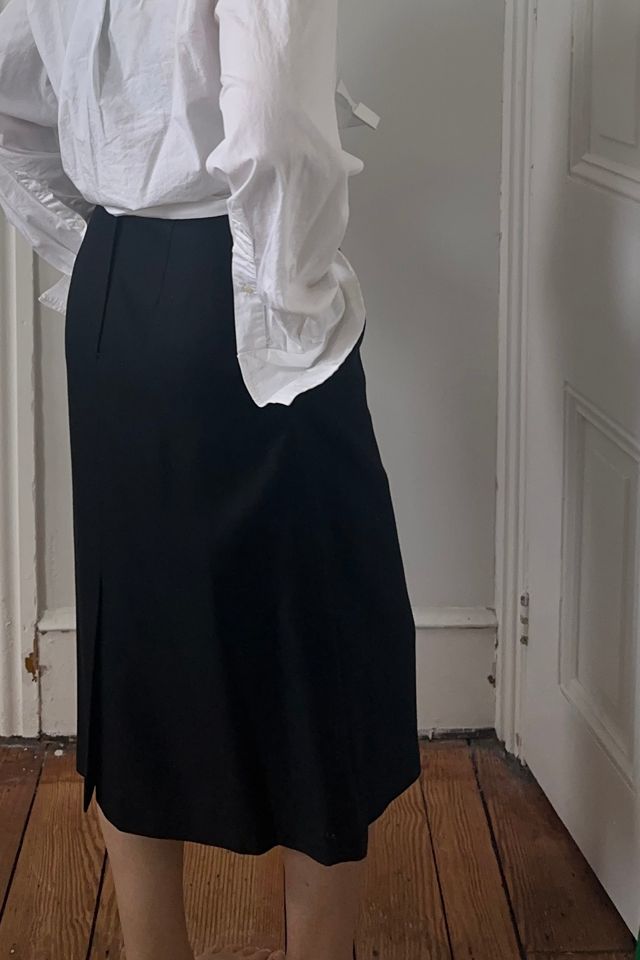 Vintage Classic Black Midi Skirt Selected by KA.TL.AK #2