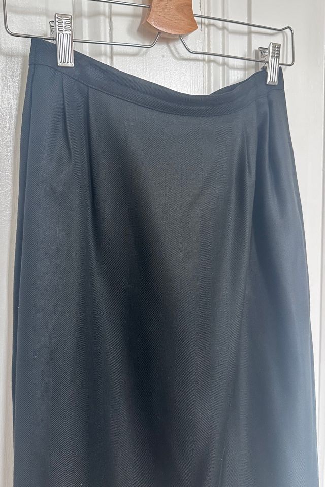 Vintage Classic Black Midi Skirt Selected by KA.TL.AK #3