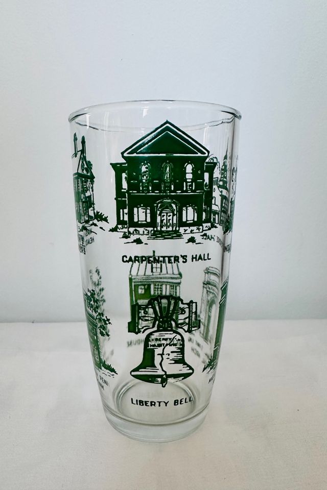 Vintage Hazel Atlas Philadelphia Souvenir Tumbler Selected by KA.TL.AK #1