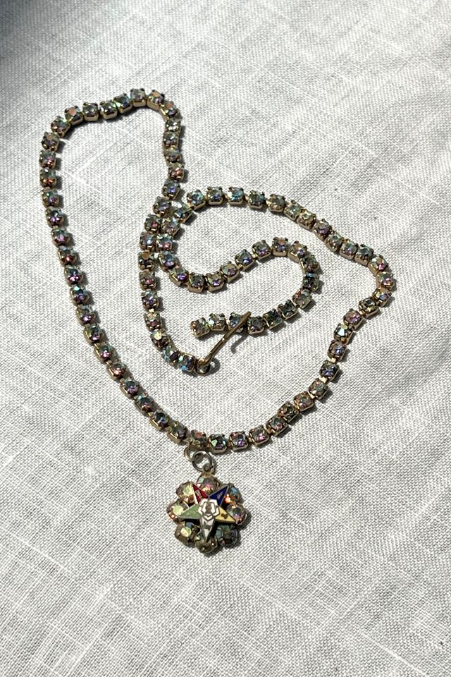 Vintage Rhinestone Star Choker Selected by Anna Corinna #2