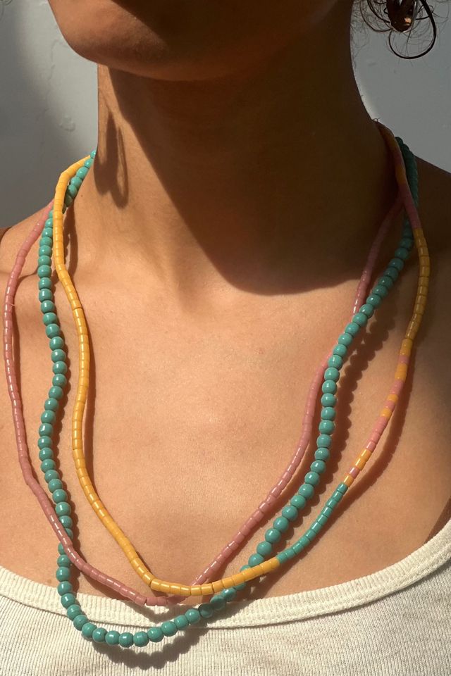 Vintage Three African Bead Strands Selected by Anna Corinna #1