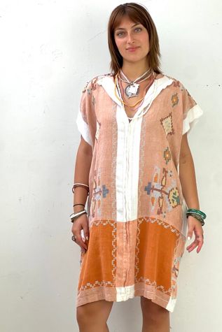 Anna Corinna Reworked Vintage Hand Woven Smock Dress