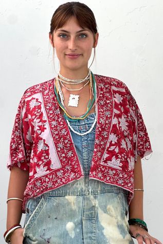 Anna Corinna Reworked Vintage Blockprint Jacket