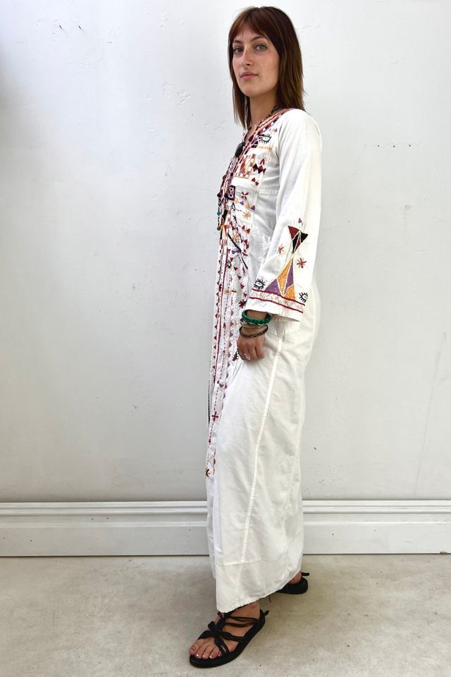 Vintage Siwa Embroidered Egyptian Maxi Dress Selected by Anna Corinna #1