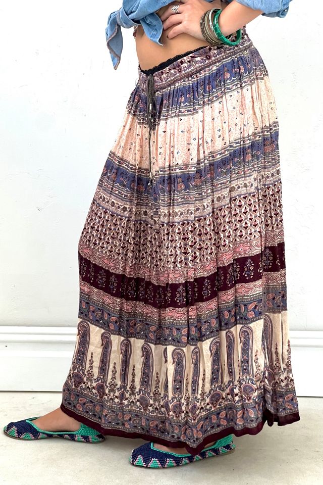 Vintage Silky Drawstring Skirt Selected by Anna Corinna #1